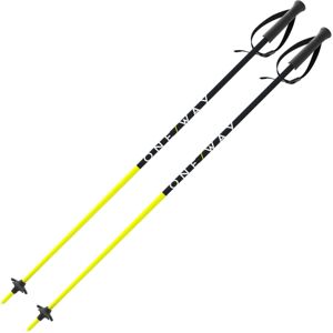 One Way Junior Poles Yellow/Black 85 cm Lyžiarske palice