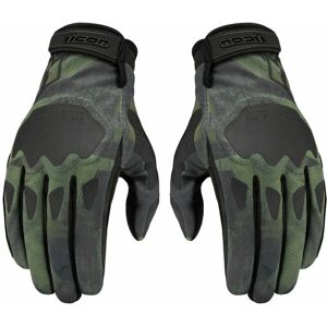 ICON - Motorcycle Gear Hooligan™ Glove Battlescar Green S Rukavice