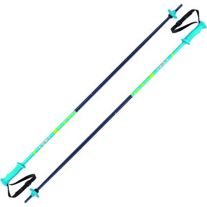 Leki Rider Ski Poles Blue/White/Cyan/Neonyellow 105 19/20