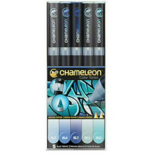 Chameleon Blue Tones Tieňovací popisovač Blue Tones 5 ks