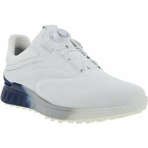 Ecco S-Three BOA Mens Golf Shoes White/Blue Dephts/White 42