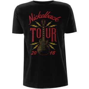 Nickelback Tričko Guitar Tour 2016 Čierna S