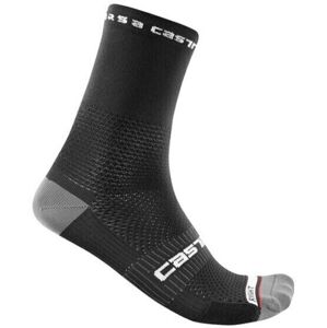 Castelli Rosso Corsa Pro 15 Sock Black S/M Cyklo ponožky