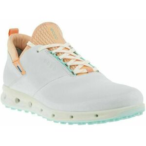 Ecco Cool Pro Womens Golf Shoes White/Peach Nectar/Dritton 38