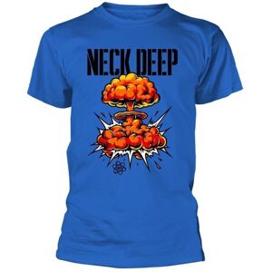 Neck Deep Tričko Bomb Cloud Modrá L