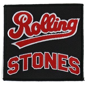 The Rolling Stones Team Logo Nášivka Červená-Čierna