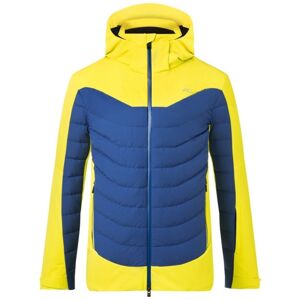 Kjus Sight Line Mens Ski Jacket Citric Yellow/Southern Blue 54
