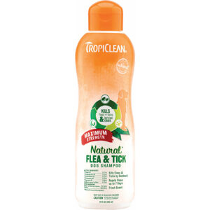 Tropiclean Natural Flea & Tick Antiparazitný šampón 355 ml