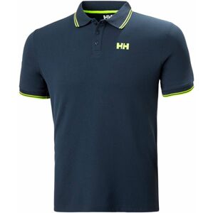 Helly Hansen Men's Kos Quick-Dry Polo Navy/Lime Stripe L