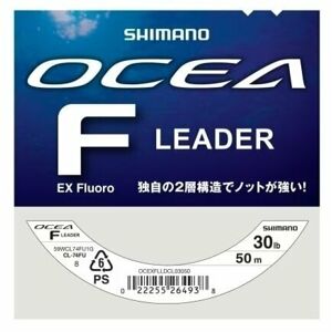 Shimano Fishing Ocea EX Fluoro Leader Číra 30 lb 5 cm
