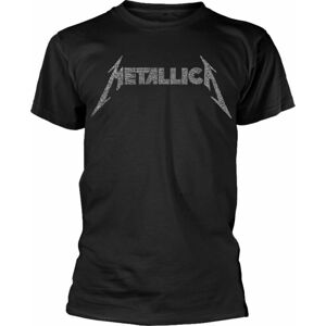 Metallica Tričko 40th Anniversary Songs Logo XL Čierna