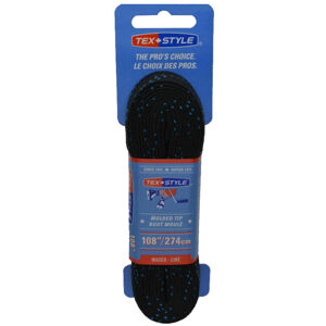 TexStyle Laces Wax 1850 MT Black 120''
