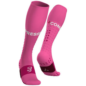 Compressport Full Socks Run Ružová T3