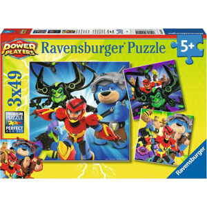 Ravensburger Puzzle Power Players 3 x 49 dielov