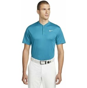 Nike Dri-Fit Victory Blade Mens Polo Shirt Bright Spruce/White L