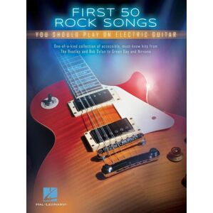 Hal Leonard First 50 Rock Songs Guitar Noty