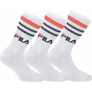 Fila F9090 Socks Lifestyle Plain 3-Pack White 35-38