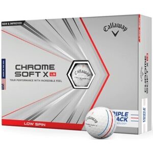 Callaway Chrome Soft X LS White Triple Track Golf Balls