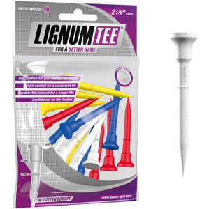 Lignum Tee 2 1/8 Inch Mix Colours 16 pcs