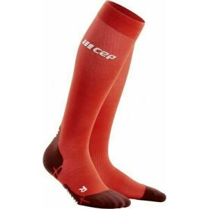 CEP WP30PY Compression Tall Socks Ultralight Lava/Dark Red III