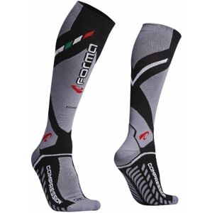 Forma Boots Ponožky Road Compression Socks Black/Grey 35/38