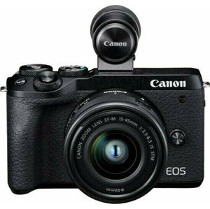 Canon M6 MII 15-45 + EVF Čierna