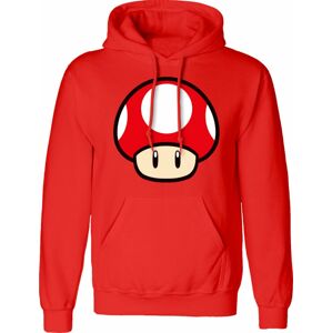 Super Mario Mikina Power Up Mushroom L Red