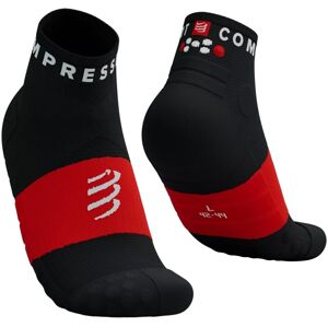 Compressport Ultra Trail Low Socks Black/White/Core Red T3 Bežecké ponožky