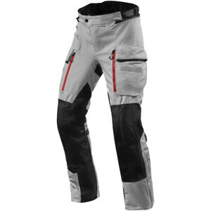 Rev'it! Sand 4 H2O Silver/Black L Predĺžené Textilné nohavice