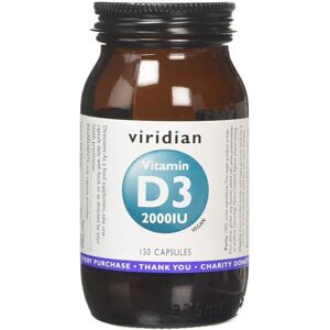 Viridian Vitamin D3 2000IU Kapsule