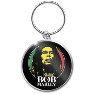 Bob Marley Logo Face Kľúčenka Multi