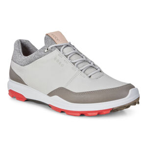 Ecco Biom Hybrid 3 Mens Golf Shoes Concrete/Scarlet 43