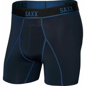 SAXX Kinetic Boxer Brief Navy/City Blue XL Fitness bielizeň