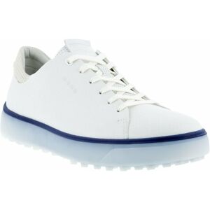 Ecco Tray Mens Golf Shoes White/Blue Depth 45