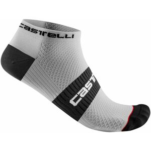 Castelli Lowboy 2 Sock White/Black S/M Cyklo ponožky