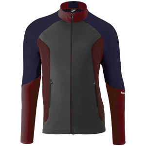 UYN Climable Mens Jacket Charcoal/Sofisticaded Red/Deep Blue XL