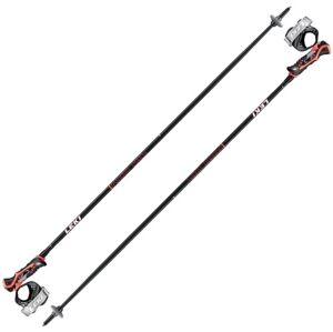 Leki Airfoil 3D Ski Poles Black/Fluorescent Red/White 120 20/21