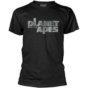 Planet Of The Apes Tričko Distress Logo Čierna S