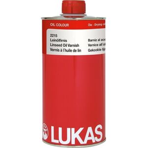 Lukas Oil Medium Metal Bottle Linseed Oil Varnish 1 L