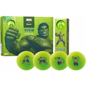 Volvik Vivid Marvel 12 Pack Golf Balls Hulk