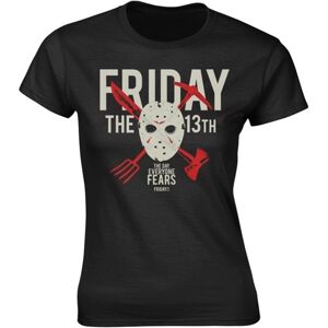 Friday The 13th Tričko Day Of Fear Čierna 2XL