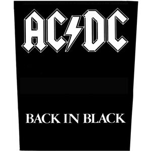 AC/DC Back in Black Nášivka Čierna