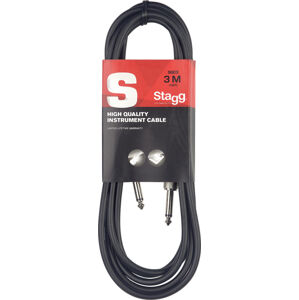 Stagg SGC3 Čierna 3 m Rovný - Rovný