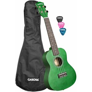Cascha CUC104 Linden Koncertné ukulele Green