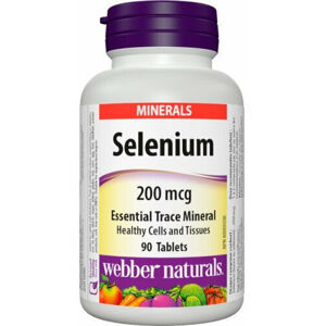 Webber Naturals Selenium 200 mcg 90 tabs Tablety