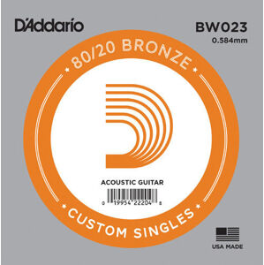D'Addario BW023 Samostatná struna pre gitaru