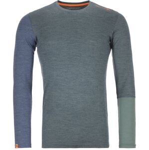 Ortovox 185 Rock 'N' Wool Mens Long Sleeve Shirt Green Forest Blend XL
