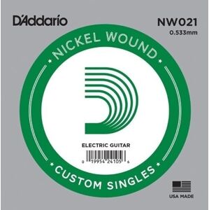 D'Addario NW021 Samostatná struna pre gitaru