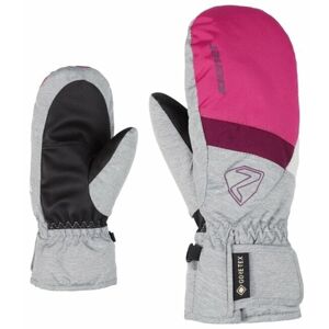 Ziener Levin GTX Pop Pink/Light Melange 4 Lyžiarske rukavice