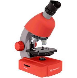 Bresser Junior 40x-640x Microscope Red